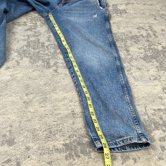 Arizona Jean Co Highest Rise Mom Jean V Front Retro Juniors Sz 5 - Picture 6 of 9